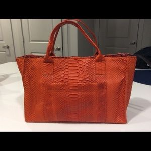 GabaG.CO orange python handbag